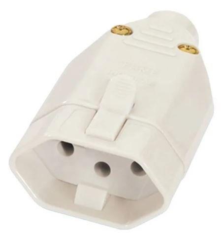 Imagem de Tomada Femea Fame 2P+T 20A 250V Cinza