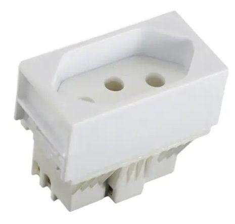 Imagem de Tomada fixa emb bip 10a - 250v c/pl 4x2 - ilumi lev
