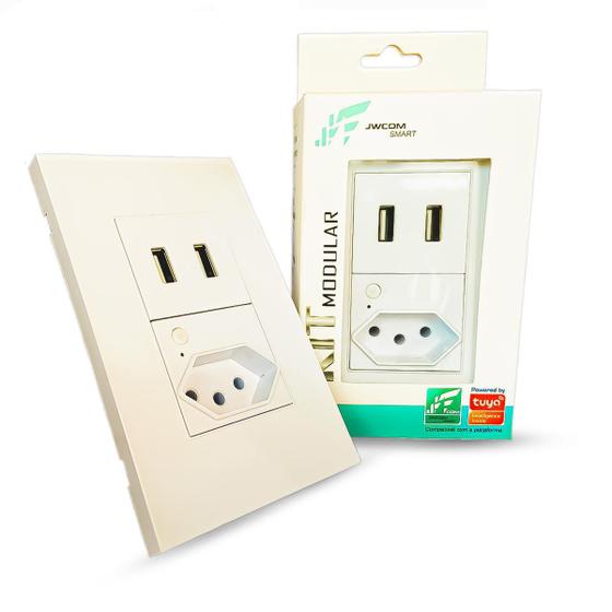 Imagem de Tomada Inteligente Tomada Com Usb Tomada Smart Jwcom