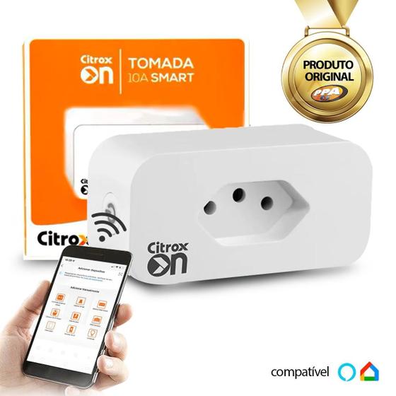 Imagem de Tomada Smart 10a Wi-fi Citrox On Ppa