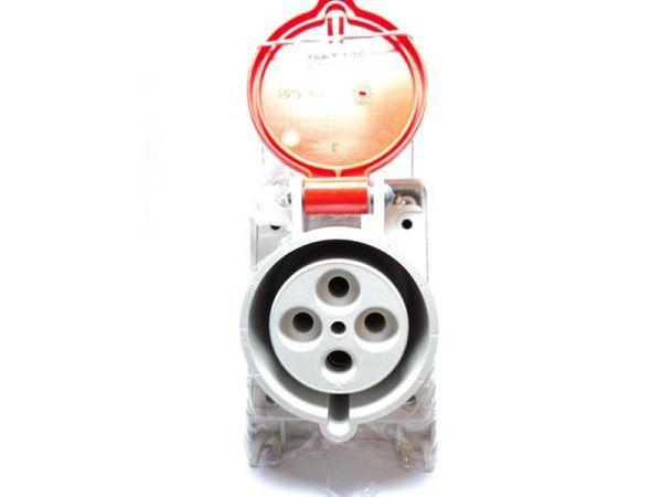 Imagem de Tomada steck 3p+t 32a 380/440v 4206 vermelho