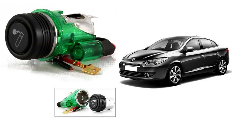 Tomada universal 12v renault fluence 2011 a 2015 Menor preço em Tomada universal 12v renault fluence 2011 a 2015
