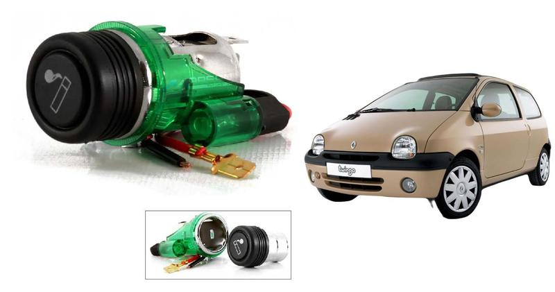 Imagem de Tomada universal 12v renault twingo pack 1994 95 96 ate 2002