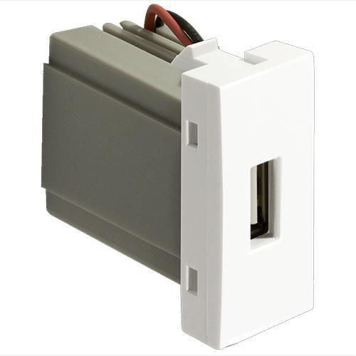 Imagem de Tomada Usb Módulo Pro Branco Alumbra