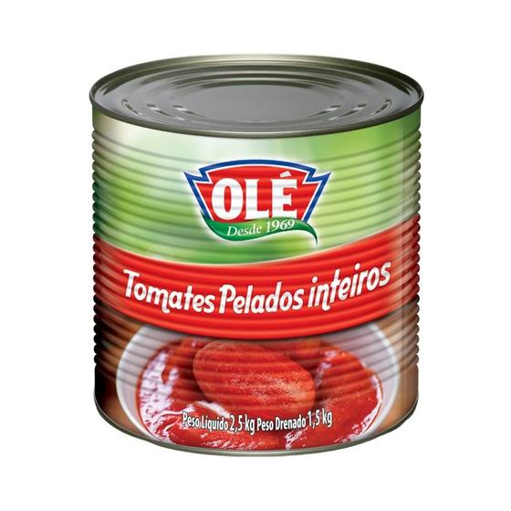 Imagem de Tomates Pelados Inteiros Ole. Lata 1,5kg