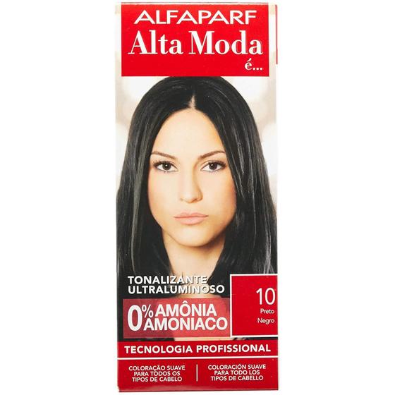 Imagem de Tonalizante 10 Preto 120g Alta Moda