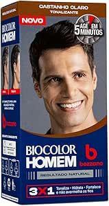 Imagem de Tonalizante de Cabelo Biocolor Homem Bozzano Castanho Claro