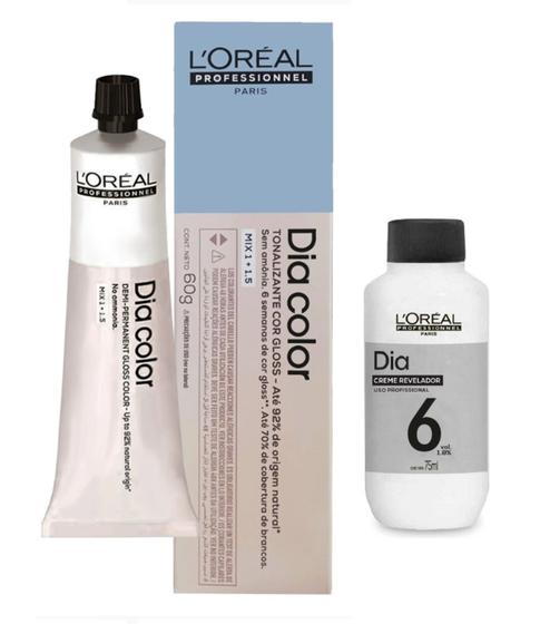 Imagem de Tonalizante Dia Color 6.1 + Creme Revelador 6vol Loreal