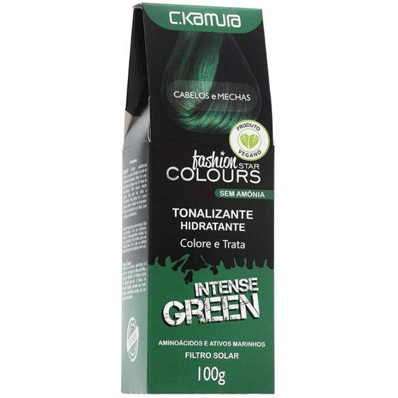 Imagem de Tonalizante Hidratante Fashion Star Colours Intense Green 100g