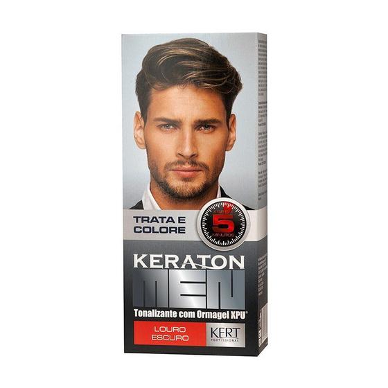 Imagem de Tonalizante Keraton MEN 30ml Louro Escuro