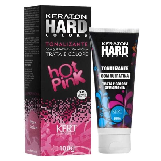 Imagem de Tonalizante keratron hard colors  hot pink 100g