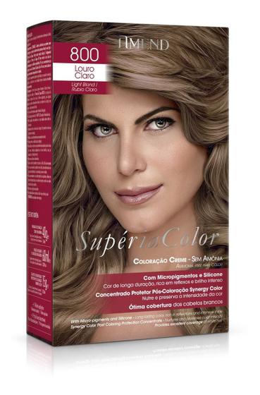 Color 800 Tonalizante Kit Amend Supéria Color 800 Louro Claro - Tonalizante de ...