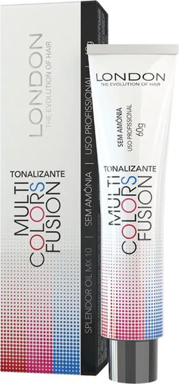 Imagem de Tonalizante Multi Colors Fusion London Cosmeticos 60g