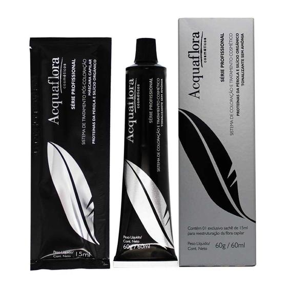 Tonalizante sem Amônia 6.0 Louro Escuro 60g - Acquaflora Imagem de Tonalizante sem Amônia 6.0 Louro Escuro 60g - Acquaflora