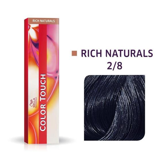 Imagem de Tonalizante Wella Color Touch 2/8 60gr Preto Azulado