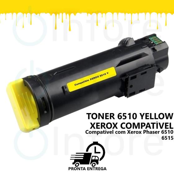 Imagem de Toner 6510 Compatível 6515 6510 Wc6510 Ph6510 Amarelo