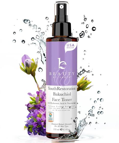 Imagem de Toner Beauty by Earth Bakuchiol Face para pele oleosa 120 ml