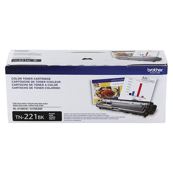 Imagem de Toner brother tn221bk tn221 preto  hl3140cw hl3170cdw mfc9130cw mfc9330cdw  original 2.5k