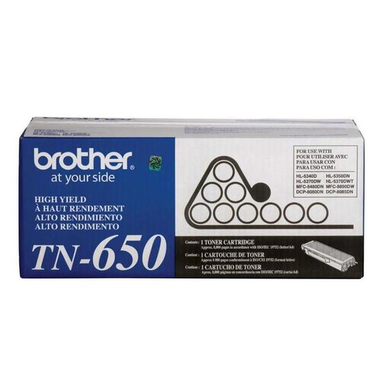 Imagem de Toner Brother TN650BR  preto 8000 páginas