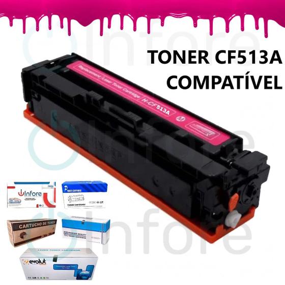 Imagem de Toner  CF513A CF513 513A 204A Magenta - M180NW M180 - 0.9k Compatível