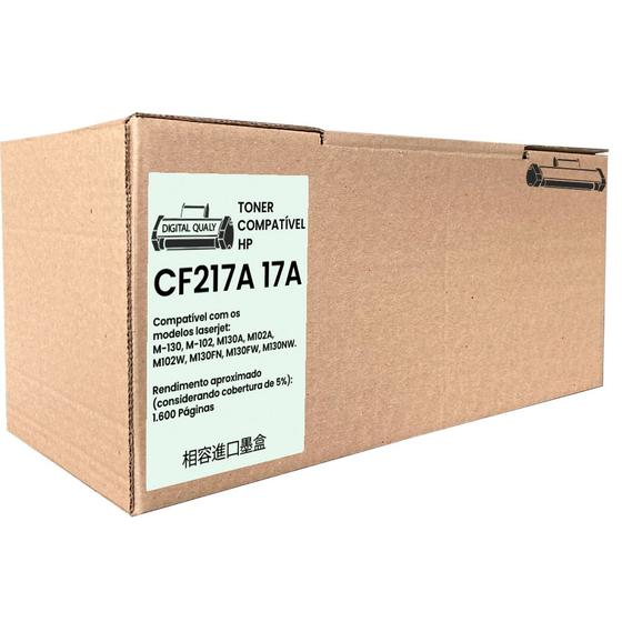 Imagem de Toner Com Chip Cf217a Cf217 17a M130 M102 M130fw M130a