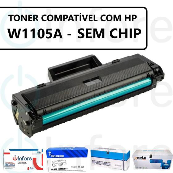 Imagem de Toner Compatível 105a 105A SEM CHIP  W1105A M105 107a 107w 135a M13 MFP135A MFP135W