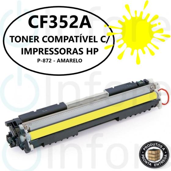 Imagem de Toner compativel 130a CE312A CF352A  Amarelo Compativel M176 M177