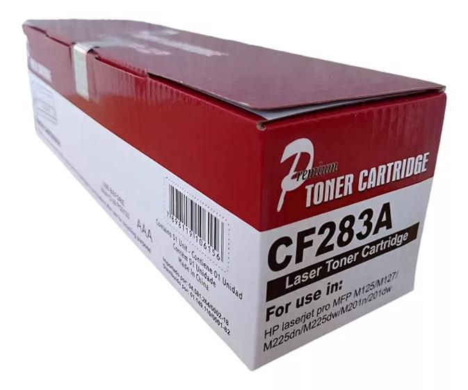 Imagem de Toner compativel 283a 83a  m127fn m127fw m125 m201  premium 1.5k