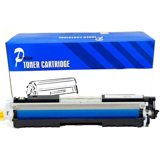 Imagem de Toner Compatível Ce311a Cf351a Ciano Para CP1020 CP1020WN CP1025 M175A M176 M177 M176N M177FW