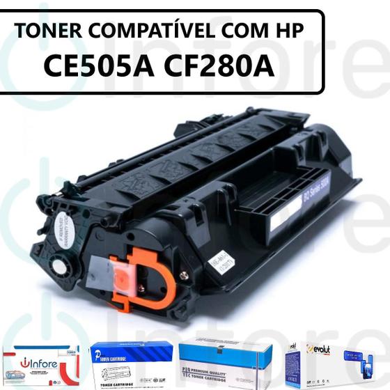 Imagem de Toner Compatível CE505A 05A CF280A P2035 P2055 P2050 Pro 400 M425 M401 M401n M425dn