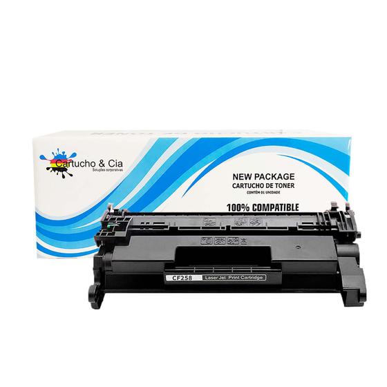 Imagem de Toner Compatível Cf258A 58A M428FDW M404DW M428 Sem Chip 3K