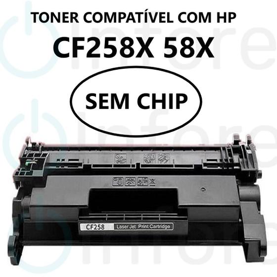 Imagem de Toner Compatível CF258X SEM CHIP