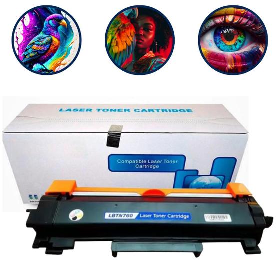 Imagem de Toner Compativel Com Brother Tn760 730 L2550 2370 2390