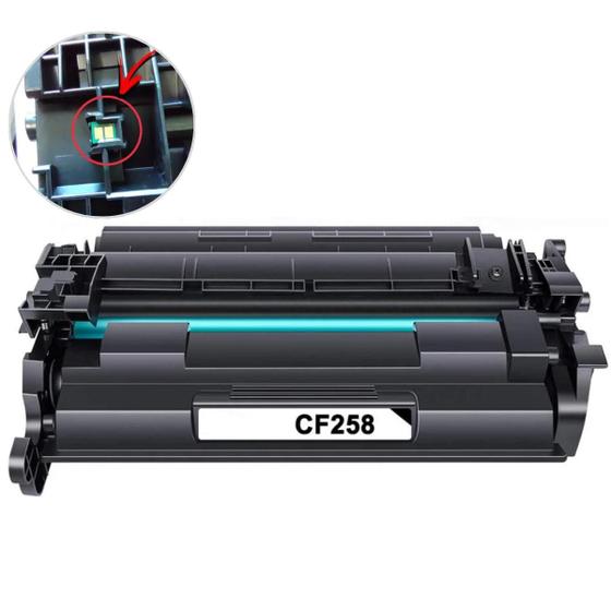 Imagem de Toner Compatível com CF258X cf258 Cf258X COM CHIP 58X Para M428fdw M404dw M428dw M404n - COM CHIP