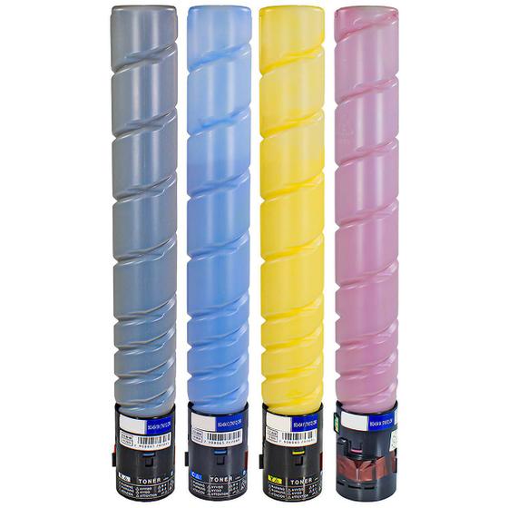 Imagem de Toner Compatível com TN512 TN-512 para Bizhub C454 C554 C454e C554e Kit 4 Cores