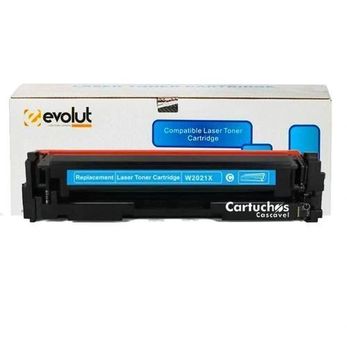 Imagem de Toner Compativel HP W2021X/414X CIANO Sem Chip Para Hp