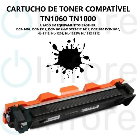 Imagem de Toner Compatível Premium Tn1060 Preto Hl-1112 Hl-1202 Hl-1212w