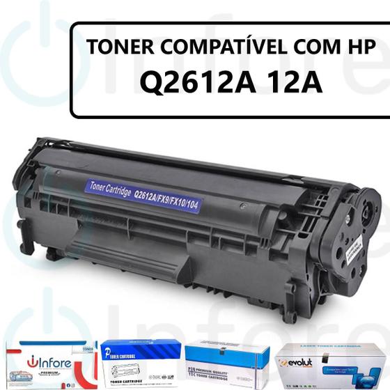 Imagem de Toner compatível Q2612A 12A 1010 1012 1015 1018 1020 1022 3015 3030 3050