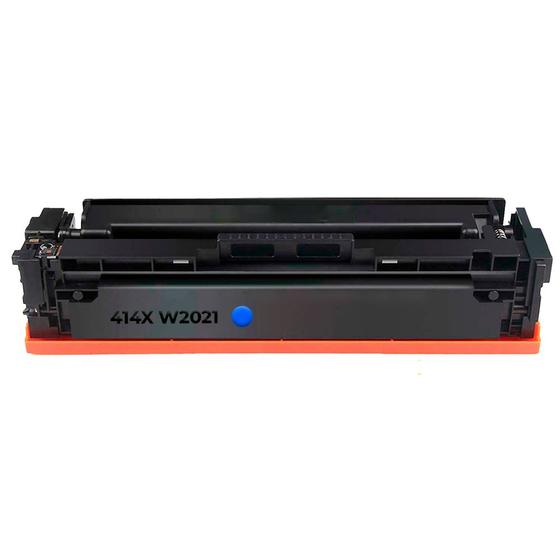 Imagem de Toner Compatível W2021x 414x Ciano  M454dn M479fdw M479dw Sem Chip