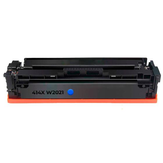 Imagem de Toner Compatível W2021x Cf414x Ciano Sem Chip M454dw M454dn