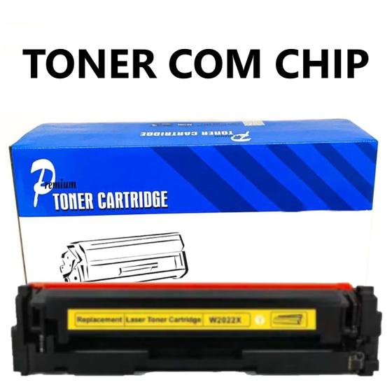 Imagem de Toner Compatível W2022X CF414X AMARELO  M454DW M454DN M479FDW M479DW COM CHIP