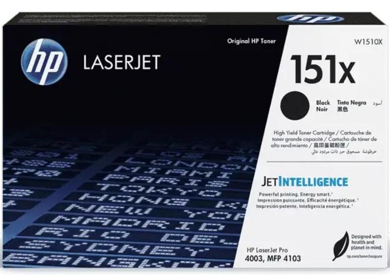 Imagem de Toner HP W1510X Preto LaserJet p/ 4003 4103