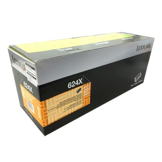 Imagem de Toner Lexmark 624X Preto 62D4X00  62DBX00 / 62BX Original