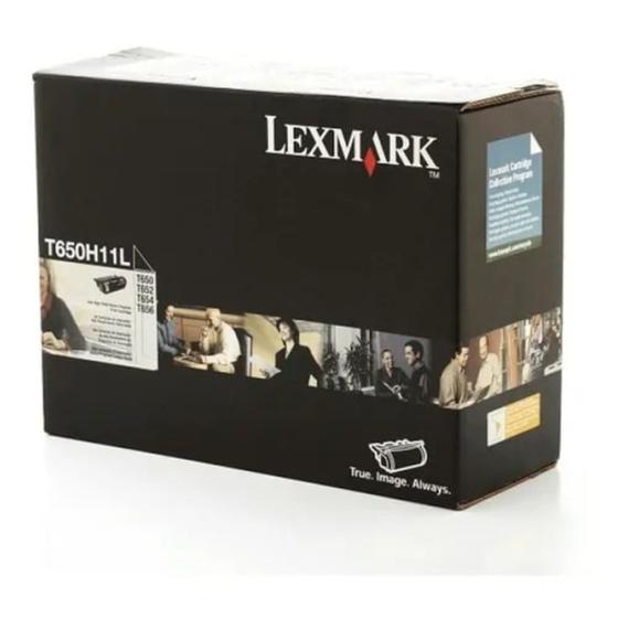 Imagem de Toner Lexmark Original T650h11l Preto 25k Para T650 T652 T654 T656