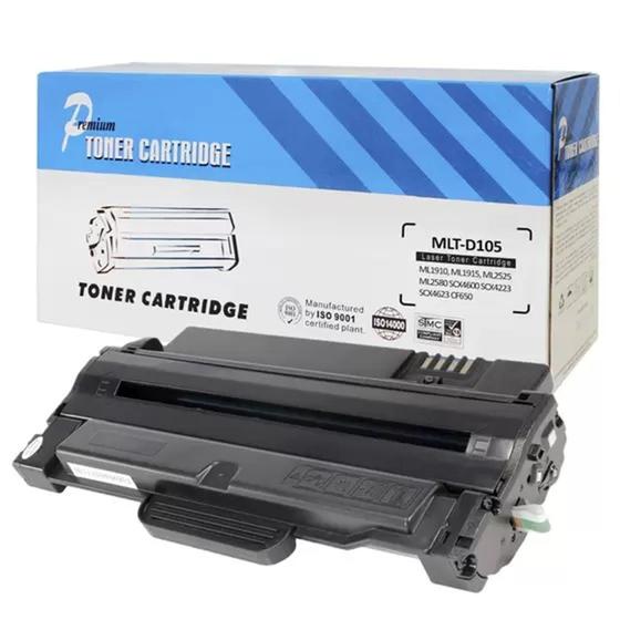 Imagem de Toner MLT- D105 Compatível Samsung ML1910/1911/1915/2525/2580 SCX4600/4601/4606/4623/ CF650 - PRETO