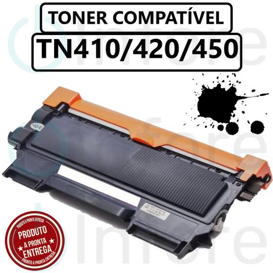 Imagem de Toner Para Impressora Tn450 Tn420 Tn410 Dcp-7065dn Dcp-7065 Compatível