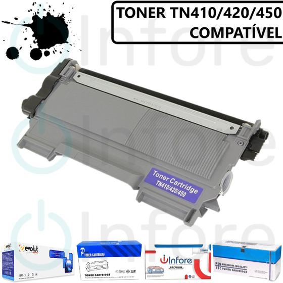 Imagem de Toner Premium Compatível com Brother TN410 TN420 TN450 Hl2130