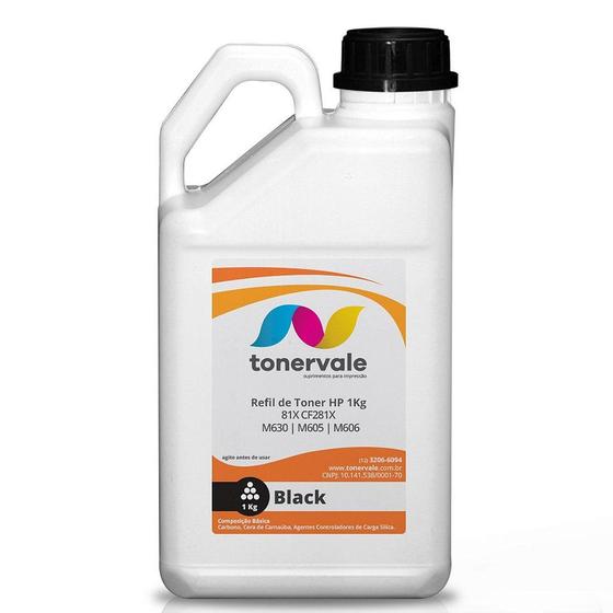 Imagem de Toner Refil TankFull Para HP 81X CF281X - HP M604 M605 1kg