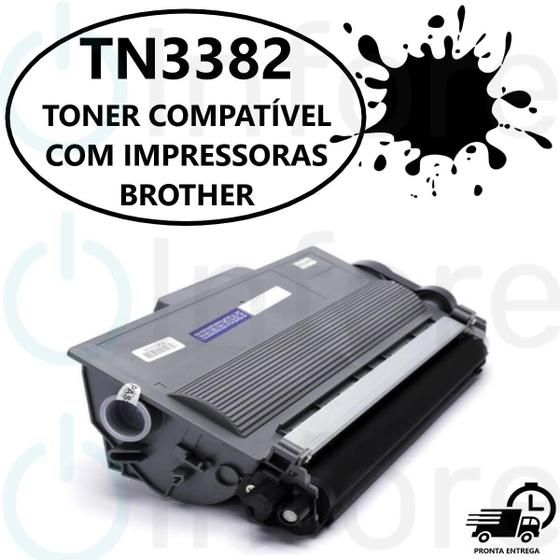 Imagem de Toner Tn3382 Tn3332 Tn750 para DCP-8112DN HL-5452DN DCP-8152DN MFC-8512DN Compatível