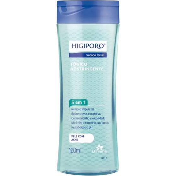Imagem de Tônico Adstringente Pele Com Acne Higiporo 120ml Davene